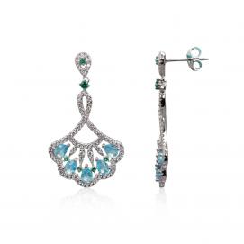 925 Silver Cubic Zirconia Earring