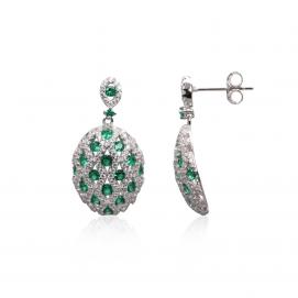 925 Silver Cubic Zirconia Earring
