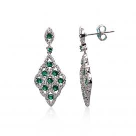 925 Silver Cubic Zirconia Earring