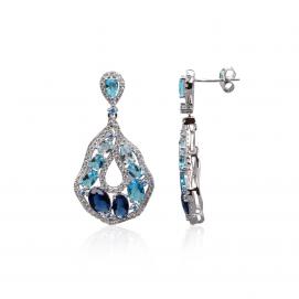 925 Silver Cubic Zirconia Earring