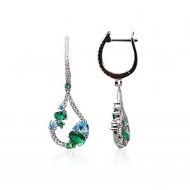 925 Silver Cubic Zirconia Earring
