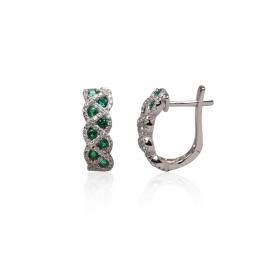 925 Silver Cubic Zirconia Earring