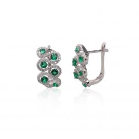 925 Silver Cubic Zirconia Earring