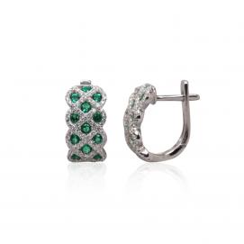 925 Silver Cubic Zirconia Earring
