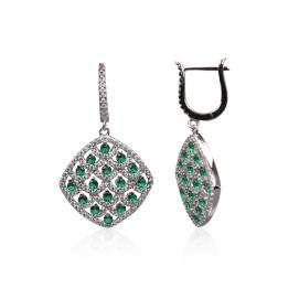 925 Silver Cubic Zirconia Earring