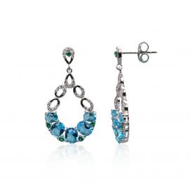 925 Silver Cubic Zirconia Earring