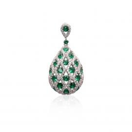 925 Silver Cubic Zirconia Pendant