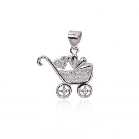 925 Silver Cubic Zirconia Pendant