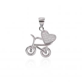 925 Silver Cubic Zirconia Pendant