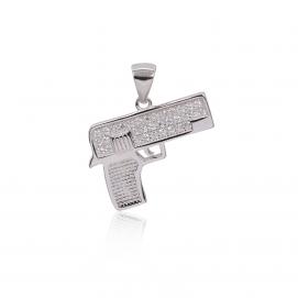 925 Silver Cubic Zirconia Pendant