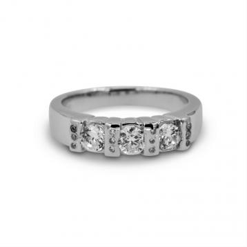 925 Silver Cubic Zirconia Ring