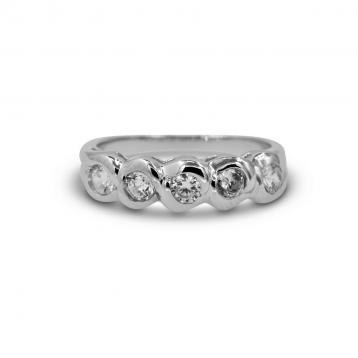 925 Silver Cubic Zirconia Ring