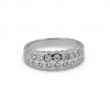 925 Silver Cubic Zirconia Ring