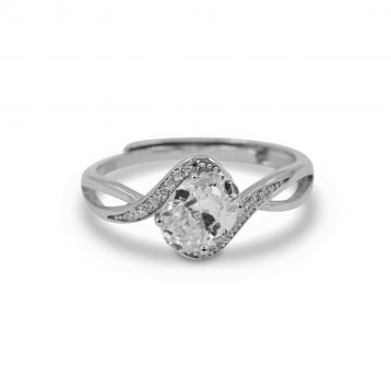 925 Silver Cubic Zirconia Ring