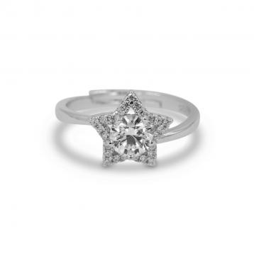 925 Silver Cubic Zirconia Ring