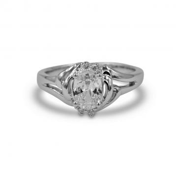 925 Silver Cubic Zirconia Ring