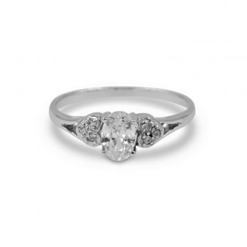 925 Silver Cubic Zirconia Ring