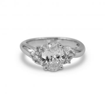 925 Silver Cubic Zirconia Ring