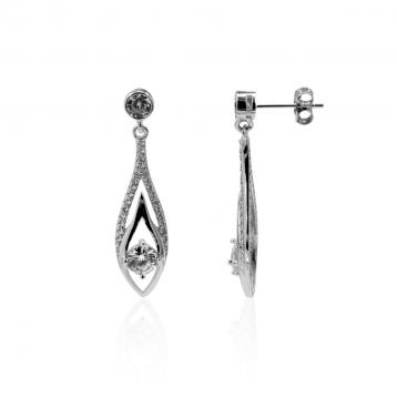 925 Silver Cubic Zirconia Earring