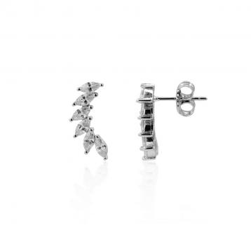 925 Silver Cubic Zirconia Earring