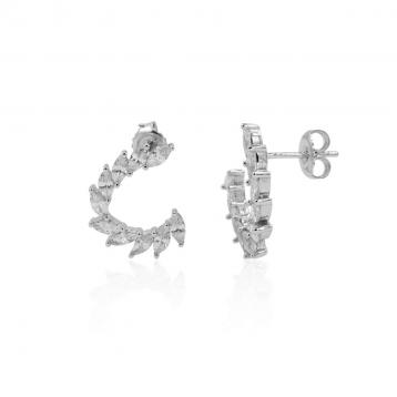 925 Silver Cubic Zirconia Earring