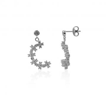 925 Silver Cubic Zirconia Earring