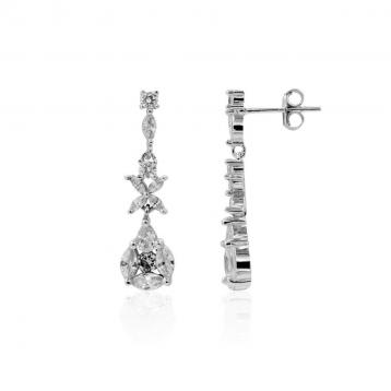 925 Silver Cubic Zirconia Earring