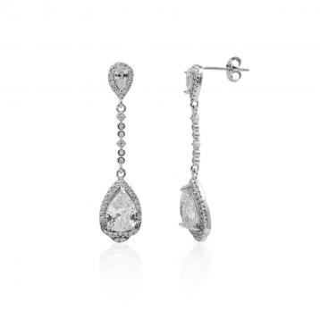 925 Silver Cubic Zirconia Earring