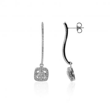 925 Silver Cubic Zirconia Earring