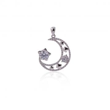 925 Silver Cubic Zirconia Pendant