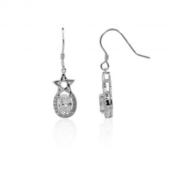 925 Silver Cubic Zirconia Earring