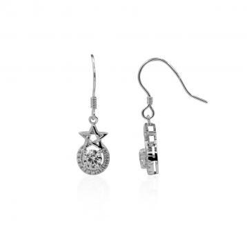 925 Silver Cubic Zirconia Earring