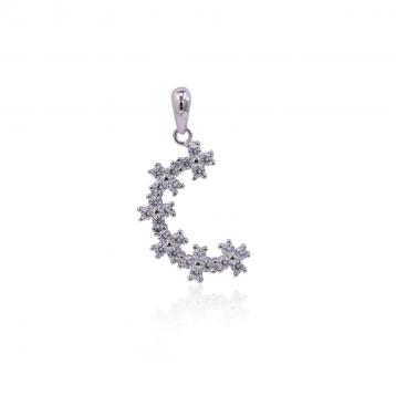 925 Silver Cubic Zirconia Pendant