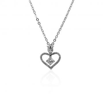 925 Silver Cubic Zirconia Necklace