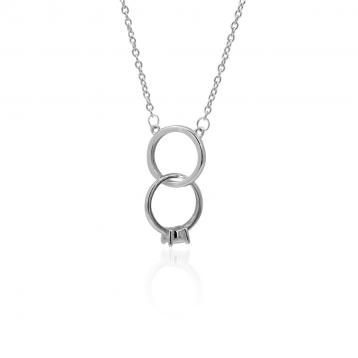 925 Silver Cubic Zirconia Necklace