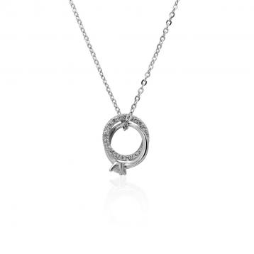 925 Silver Cubic Zirconia Necklace