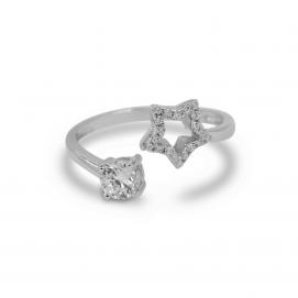 925 Silver Cubic Zirconia Ring