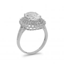 925 Silver Cubic Zirconia Ring