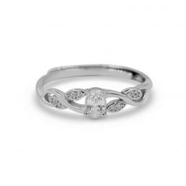 925 Silver Cubic Zirconia Ring