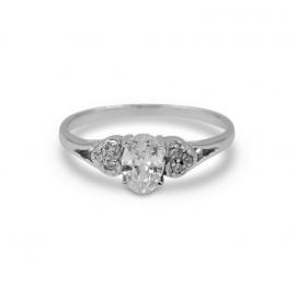 925 Silver Cubic Zirconia Ring