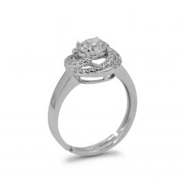 925 Silver Cubic Zirconia Ring