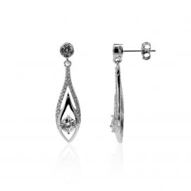 925 Silver Cubic Zirconia Earring