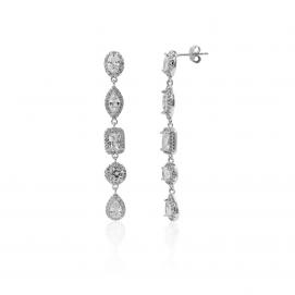 925 Silver Cubic Zirconia Earring