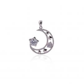 925 Silver Cubic Zirconia Pendant