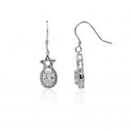 925 Silver Cubic Zirconia Earring