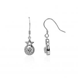 925 Silver Cubic Zirconia Earring
