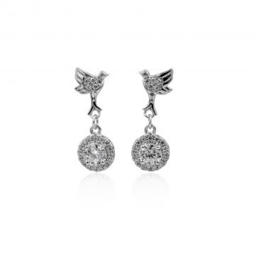 925 Silver Cubic Zirconia Earring