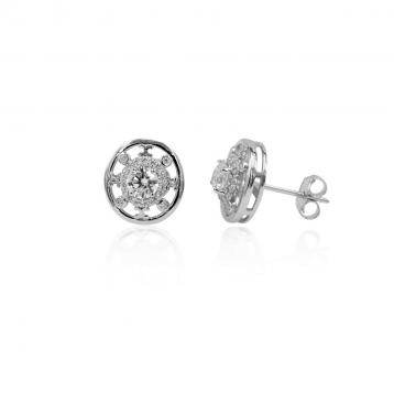 925 Silver Cubic Zirconia Earring