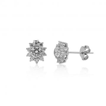 925 Silver Cubic Zirconia Earring