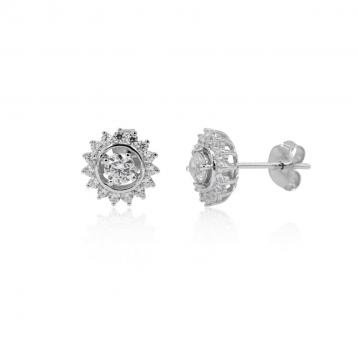 925 Silver Cubic Zirconia Earring